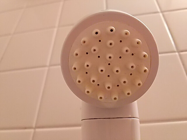 シャワーの目詰まりの直し方