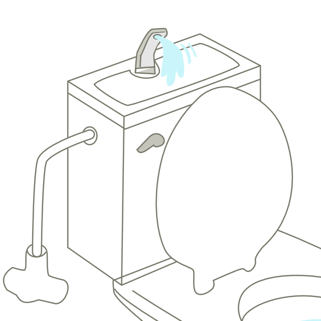 トイレタンクの上部についている手洗い管から出てくる水が止まらない場合の修理方法を解説しています。自分でできる簡単な修理方法ですが、ちょっとした注意点に気をつけて修理を進める必要があります。