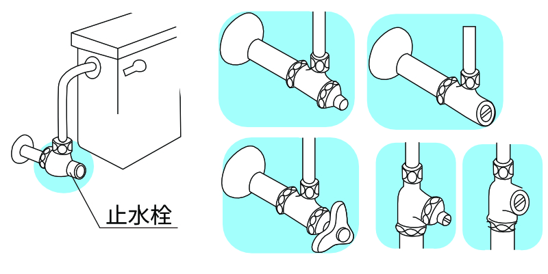 止水栓の種類
