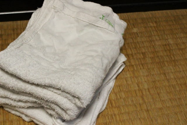 雑巾、使い古しのタオル